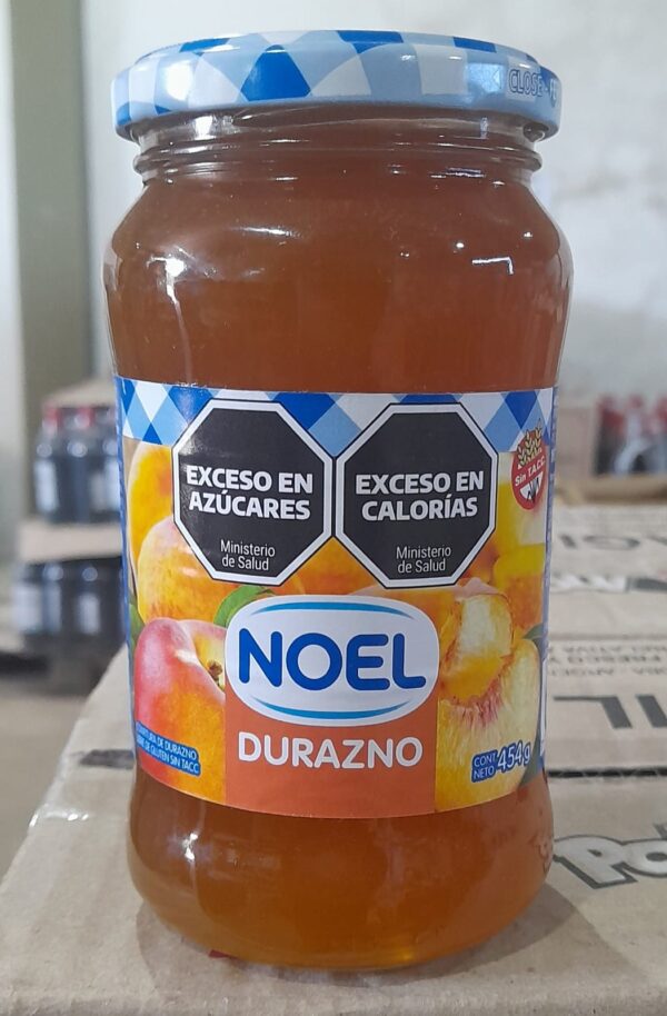 MERMELADA NOEL DURAZNO (VIDRIO) 454gr