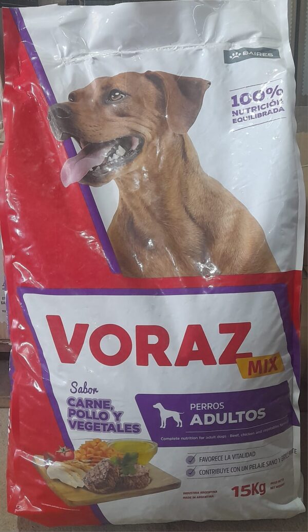 VORAZ ALIMENTO PERRO ADULTO MIX 20kg