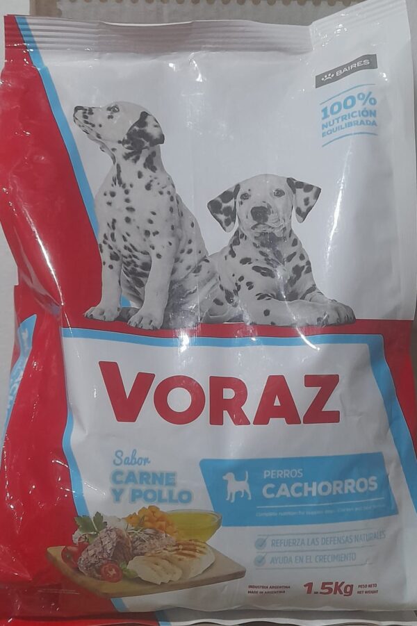 VORAZ ALIMENTO CACHORRO 1,5kg