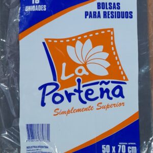 BOLSA RESIDUOS LA PORTEÑA 80x110 x10u