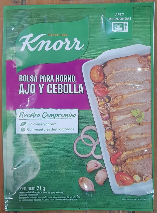 BOLSA PARA HORNO KNORR CEBOLLA Y AJO