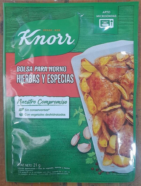 BOLSA PARA HORNO KNORR HIERBAS ESPECIAS