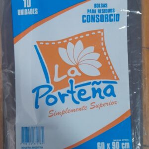 BOLSA RESIDUOS LA PORTEÑA  60X90 x10u