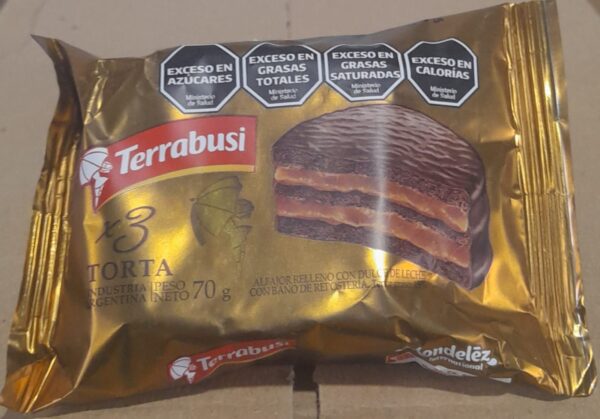 ALFAJOR TERRABUSI TRIPLE TORTA 70gr OFERTA