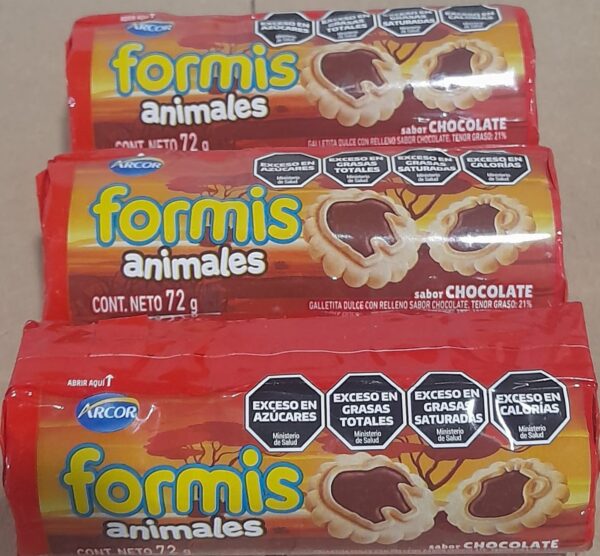 FORMIS ANIMALES CHOCOLATE 72gr