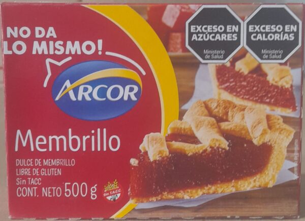 DULCE DE MEMBRILLO ARCOR CAJA 500gr