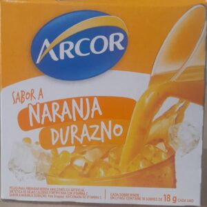 JUGO ARCOR NARANJA DURAZNO x18u