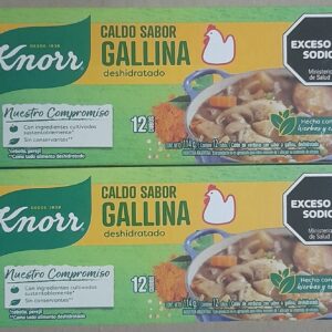 CALDO GALLINA KNORR (12 UNIDADES)