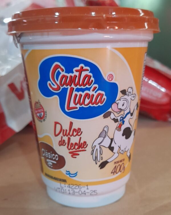 Dulce de Leche Santa Lucia x 400g Pote