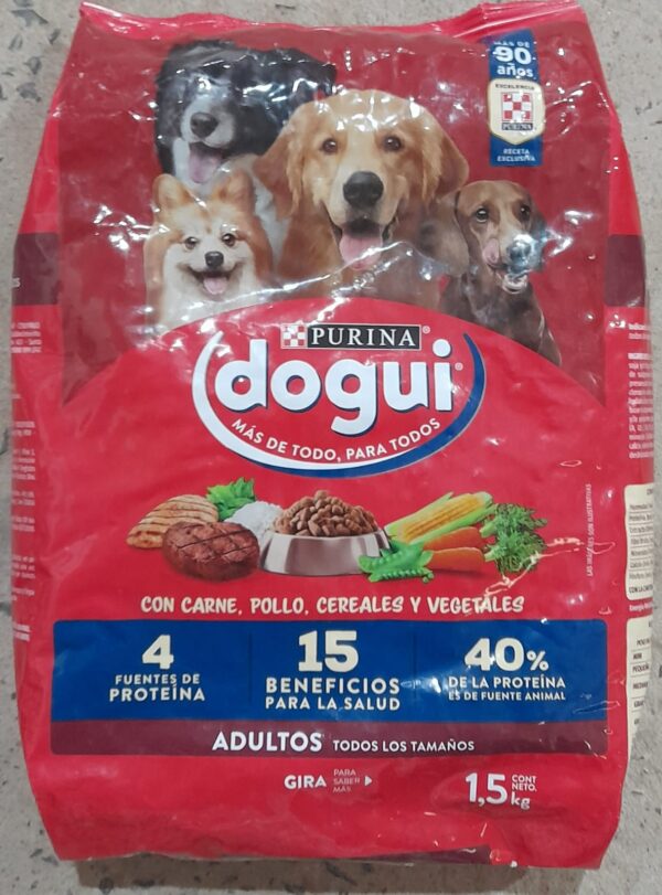 Dogui Perro Adulto Sabor Carne x 1,5 kg