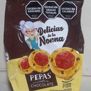 DE LA NONA PEPAS CON CHIPS 320gr