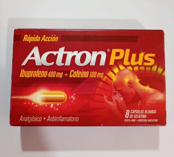 MEDIC ACTRON PLUS RAPIDA ACCIÓN TABLETA 8u