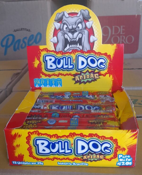 GOMITAS ACIDAS BULL DOG ROLLITO  x12u